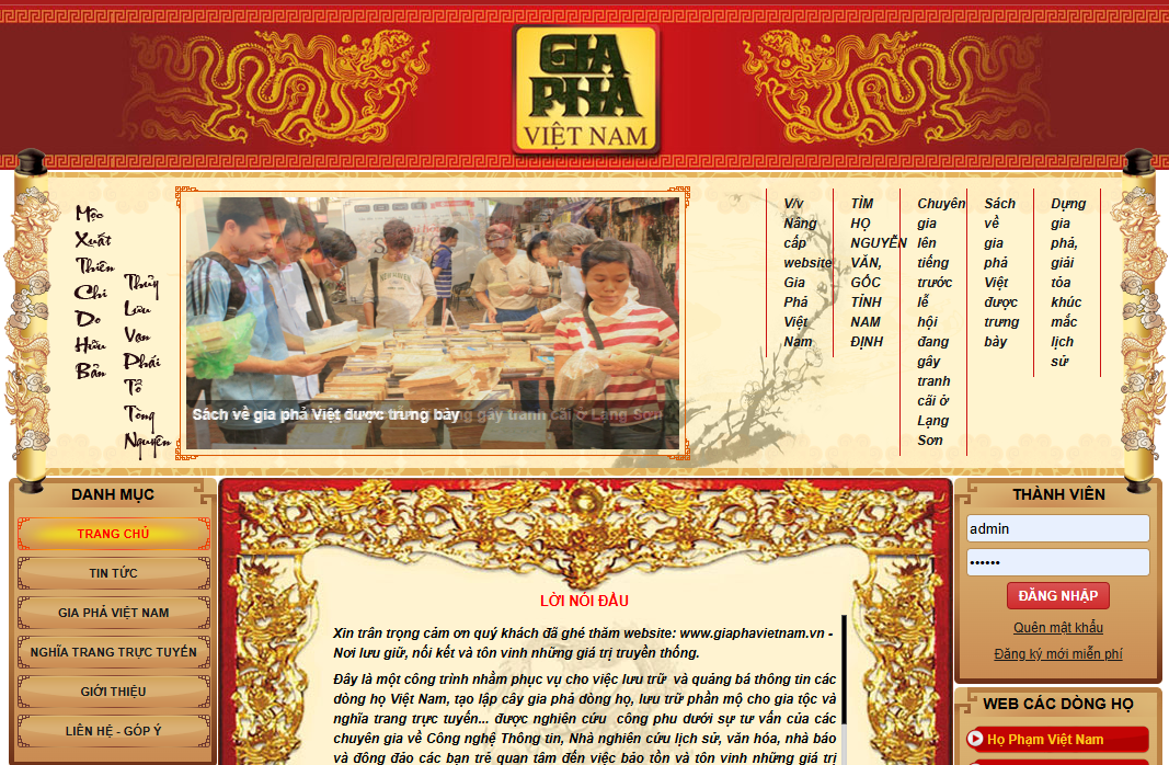 Hành trình 13 năm lưu giữ Gia phả các dòng họ Việt Nam